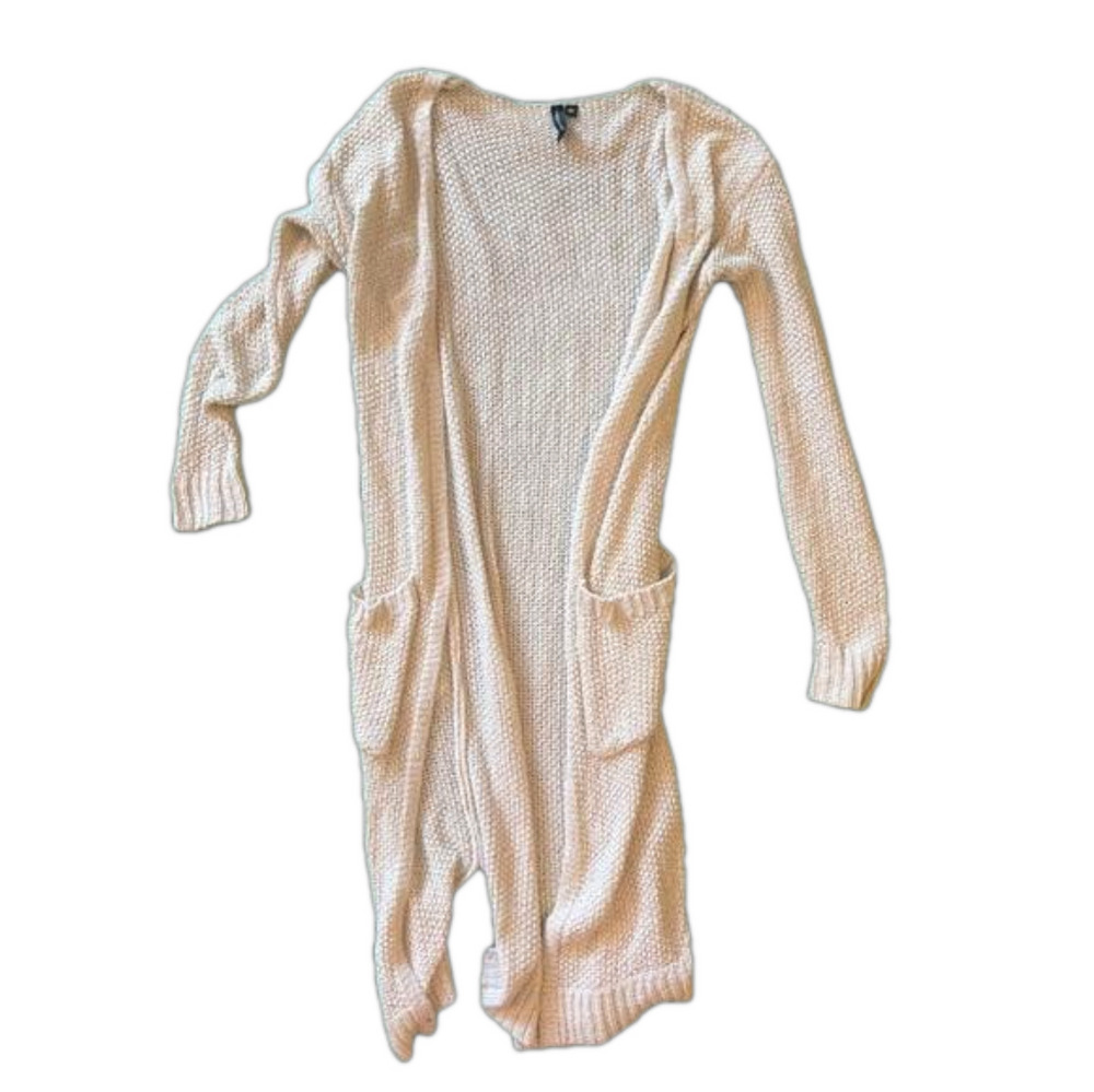 Moon & Madison Tan Oversized Ribbed Light Cardigan